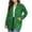 Green, variant on KIHOUT Women's Printed Cardigan Starry Pattern Pocket Design Relaxed Comfortable Fit