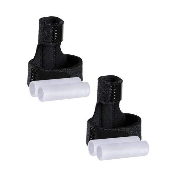 Cosmug 2-Pack Finger Splint Brace with Built-In Aluminum Bar Support, Adjustable Trigger Finger Stabilizer for Index Middle Ring Pinky, Tendon Injury Recovery Mallet Finger Immobilizer Pain Relief