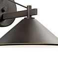 thumbnail image 5 of Kichler 49059OZ Ripley 1-Light Outdoor Wall Light - 7.37H in. Bronze, 5 of 5