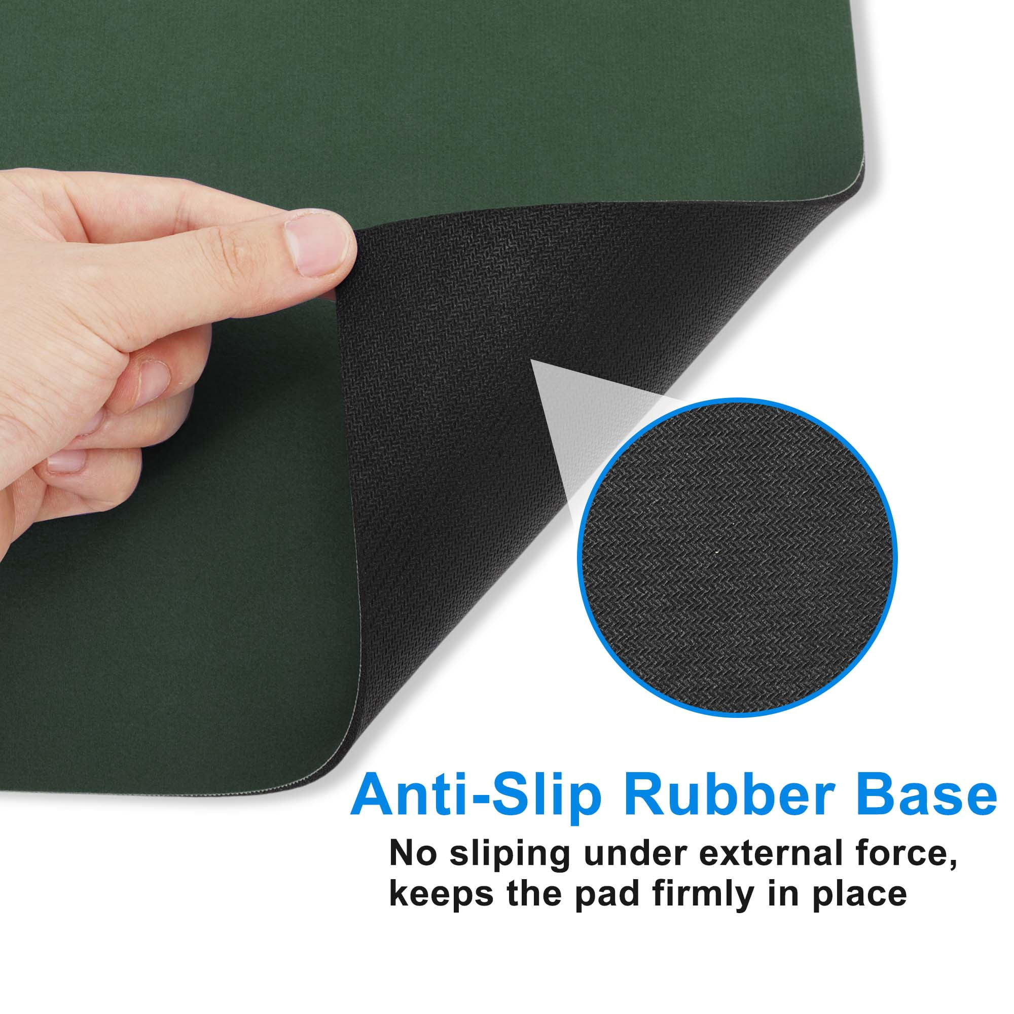 Unique Bargains Dust Cover Pad Washer and Dryer Covers Deep Green 23.62"x23.62"x0.12"
