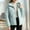 *Mint Green, variant on ClodeEU Womens Puffer Hooded Jackets, Lightweight Casual Winter Quilted Zip Up Padded Outerwear Beige,Womens Plus XS