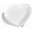 8inHWhite, variant on 7.87" Heart-Shaped Ceramic Serving Platters Set of 2 White Dessert and Appetizer Plates for Home Wedding Catering Valentine's Day Anniversary