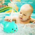 thumbnail image 5 of Giocattoli da bagno per bambini, giocattoli da bagno per balene per bambini piccoli, giocattoli da bagno luminosi con luce a LED, giocattoli per bagni d'acqua con spruzzi di balene, giocattoli con spr, 5 of 5