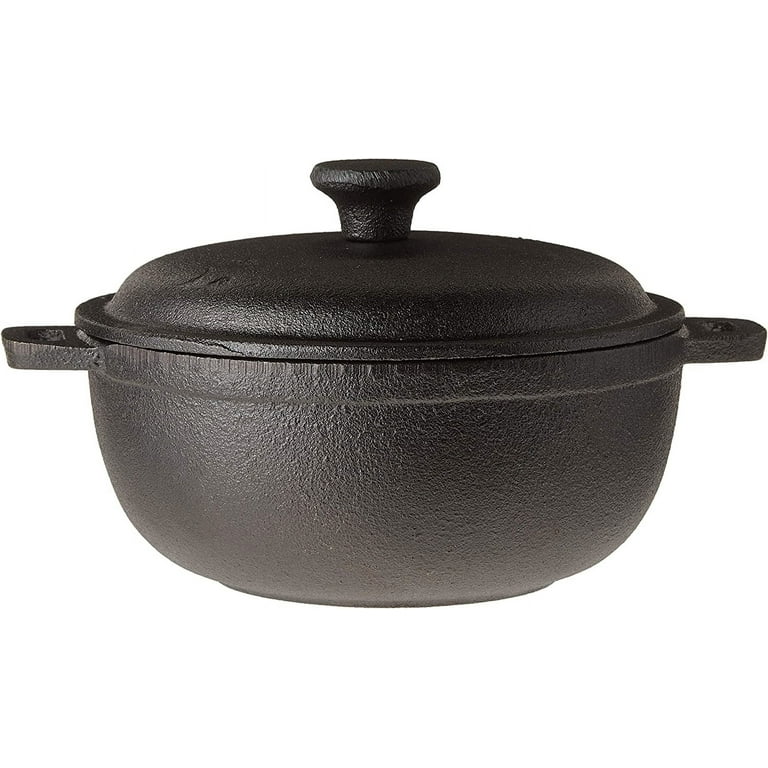 Old Mountain Pre-Seasoned Cast Iron 2 Cup Mini Dutch Oven