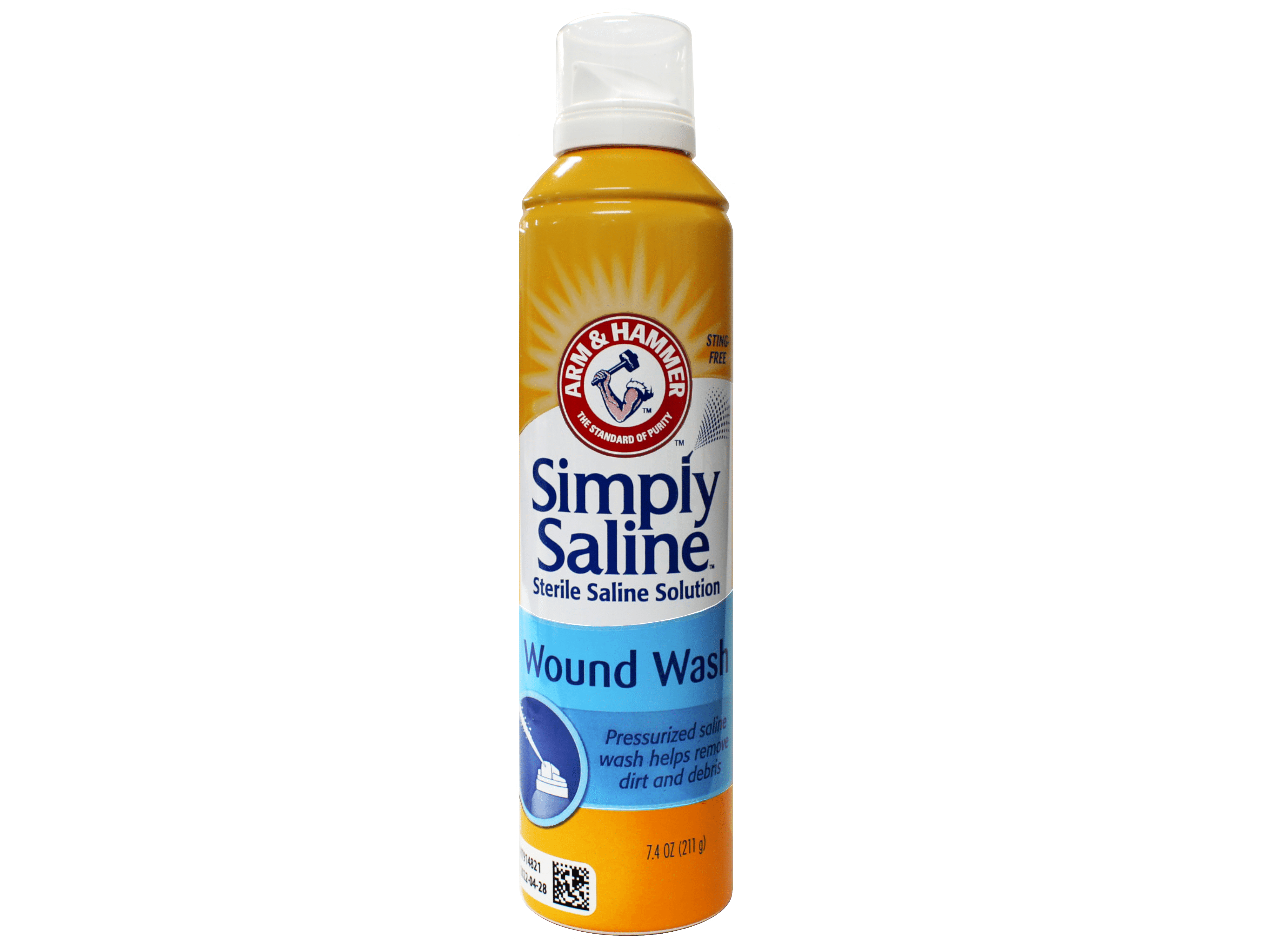 Wound Wash Simply Saline  7.1 oz. Pump Spray Can Pack of 2