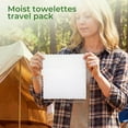 thumbnail image 2 of Body Wash Towelettes Scented Lemon Moist Cotton Towel 8.66''x8.66'' Deodorant Wipes Travel Size Individually Wrapped Bulk for Hiking Gym Camping Outdoor Sports (10 Pack), 2 of 6