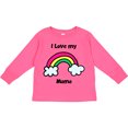 thumbnail image 3 of Inktastic I Love My Mama Boys or Girls Long Sleeve Toddler T-Shirt, 3 of 5