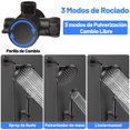 thumbnail image 2 of Combo de cabezal de ducha de lluvia de alta presión de 6 "/ ducha de mano, con manguera de 1,5 metros y cabezal giratorio ajustable, 2 of 8