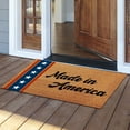 thumbnail image 2 of Patriotic Doormat Indepence Day Front Door Mat Made In America Outdoor Mats for Home Entrance Non Slip Mat Welcome Sign for Front Door Prime for Indoor And Outdoor Use 16"x24", 2 of 6