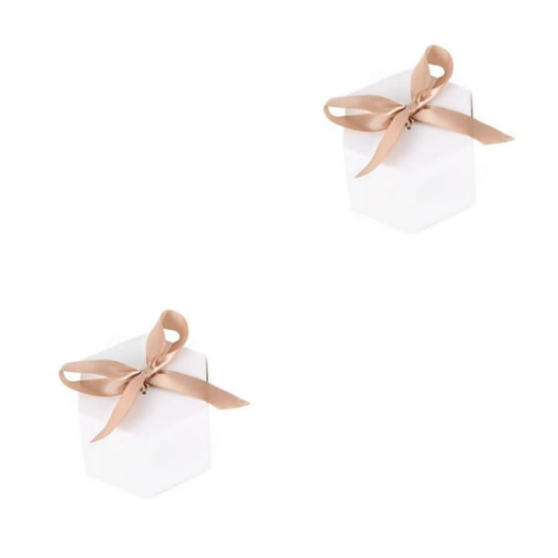 Cateissary Caja de papel para dulces de boda, recuerdo de fiesta, Cajas de regalo de galletas, Ceremonia de celebración de compromiso de azúcar Type1 NO1
