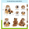 thumbnail image 2 of DolliBu Fox Stuffed Animal with Football Plush - Soft Plush Huggable Fox, Adorable Playtime Fox Plush Toy, Cute Wildlife Gift, Football Plush Doll Animal Toy for Kids, Adults - 9.5 Inch, 2 of 6
