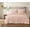 Blush, variant on Brooklyn Loom Oversized Marshmallow Plush 100% Microfiber Polyester Ivory 3-Piece Queen Comforter Set, Solid Casual themed, Adult Bedding, OEKO-TEX Certified
