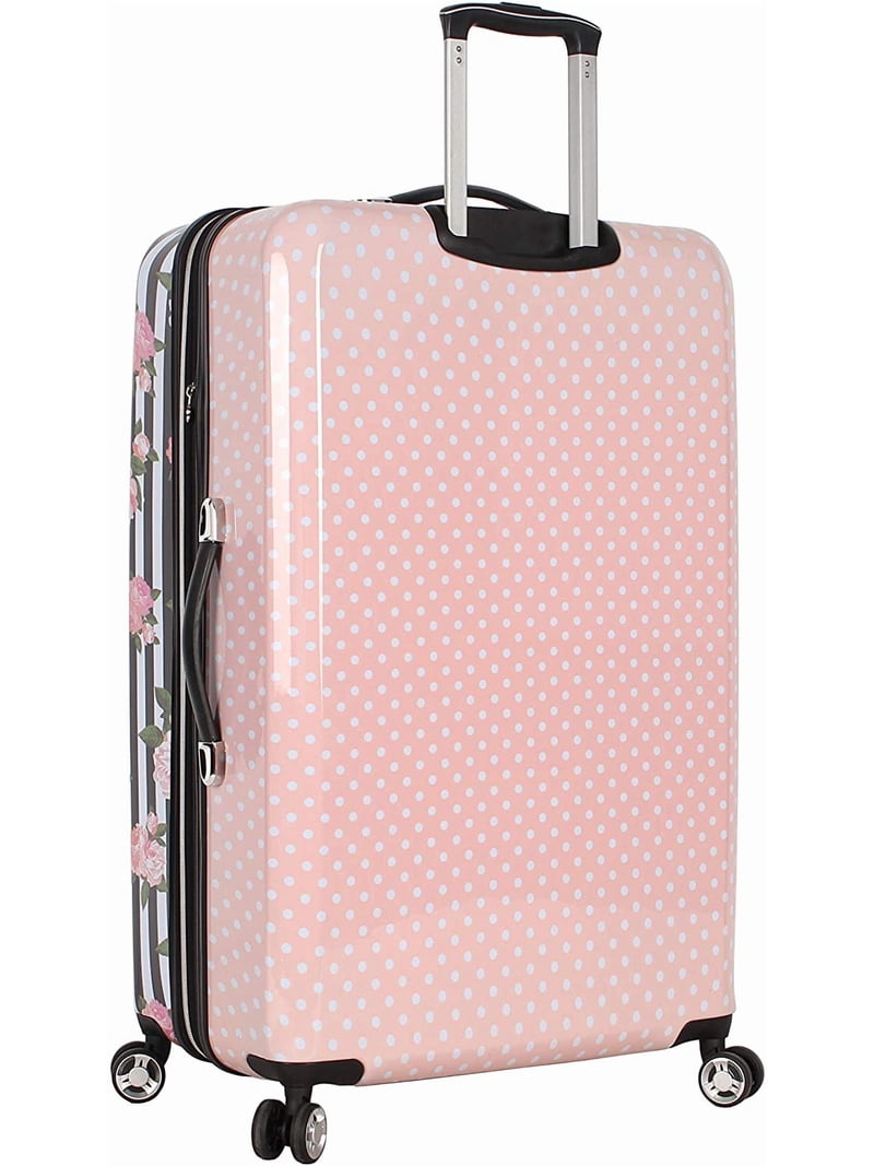 Betsey Johnson 30in Luggage - Lightweight, Expandable Hardside