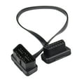 thumbnail image 4 of Miulika Low Profile OBDII Extension Cable Flexible Diagnostic Extender Cord Adapter 30CM 11.81inch, 4 of 9