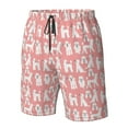 thumbnail image 5 of Naloa Cute Poodle Dog Men's Beach Shorts, Surfing shorts, Swim trunks, Quick Dry Swim Trunks for Surfing Beach Fun - Large, 5 of 9