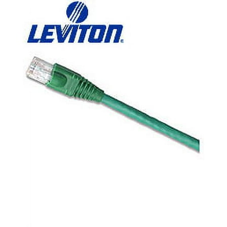 Leviton 5G460-5G GigaMax 5e Standard Patch Cord 5-Foot - Green