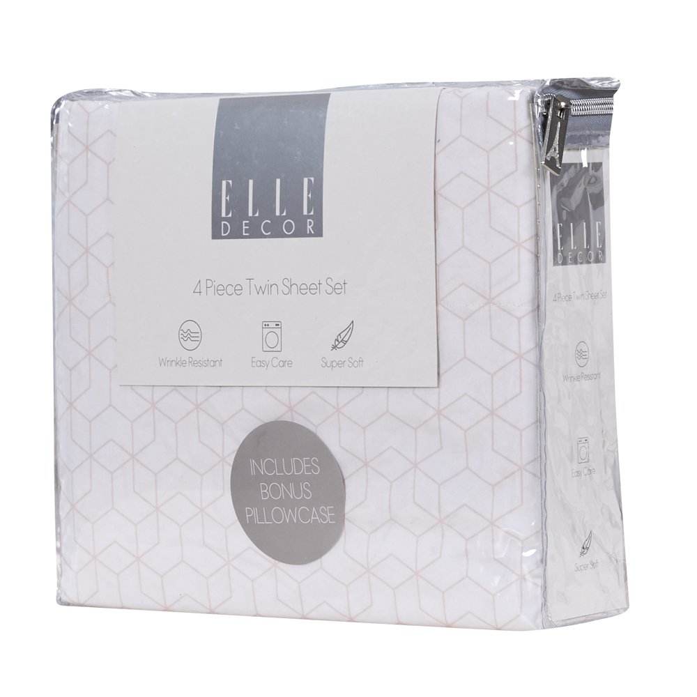 Elle Decor Printed Pattern 6Piece Ultra Soft Breathable Printed