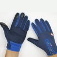 thumbnail image 1 of Guantes para deportes al aire libre, otoño e invierno, resistentes al viento, forro polar, pantalla táctil, para hombres y mujeres, montañismo, antideslizantes, impermeables, guantes de esquí cálidos, 1 of 5