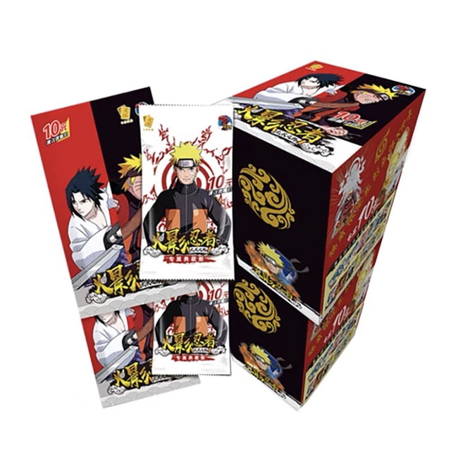 Juego de mesa de Naruto Sasuke para niños, juguete Original de edición de colección de lujo, personaje de Anime, TCG, regalos de navidad Fivean unisex