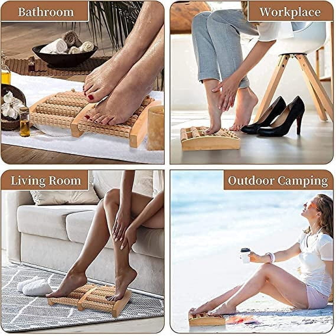 Wooden Foot Massager Body Accupressure Point Device Relaxation Foot Massager