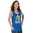 thumbnail image 5 of Smurfette Cartoon American Cutie USA Tank Top Tee Shirt Women Brisco Brands X, 5 of 6
