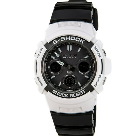 Casio - G-Shock Mens Atomic/Solar Analog/Digital Sports Watch - AWG-M100GW-7ACR - Walmart.com