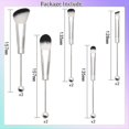 thumbnail image 2 of 10 Piezas de Pinceles de Maquillaje con Cuentas, Pinceles de Maquillaje Artesanales, Kit de Pinceles con Cuentas para Pincel de Sombra de Ojos con Cuentas DIY, 2 of 6