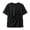 Black, variant on Unisex Pocket Tee, Relaxed Short Sleeve Top with Front Big Pocket, Casual Everyday Wear for Snacks Phone