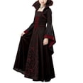 thumbnail image 6 of Fancifize Halloween Dresses for Girls Holiday Party Royal-Vampire Dress Up Kids Medieval Renaissance Outfits, 6 of 7