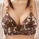 thumbnail image 2 of Sujetador sin aros con estampado de cierre trasero transpirable, cómodo y sexy de leopardo para mujer Fridja nalpqowj7749, 2 of 7