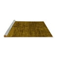 thumbnail image 2 of Ahgly Company Machine Washable Indoor Rectangle Abstract Yellow Modern Area Rugs, 8' x 10', 2 of 4