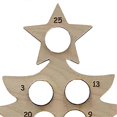 thumbnail image 5 of Wooden Christmas Countdown Calendar Christmas Tree Countdown Calendar Chocolate Stand A, 5 of 5