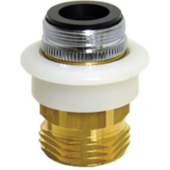 Danco Dual Thread 15/16 in.-27 or 55/64 in. Chrome Plated Aerator Adapter