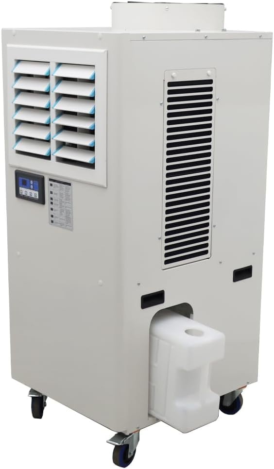 Industrial Air Spot Conditioner Mobile Cooler Aircon with Air Vent Louver Outdoor Indoor 3800m/h 220V