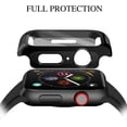 thumbnail image 4 of XIHAMA [2 Pack Compatible for Apple Watch 42mm Series 3/2/1 Tempered Glass Screen Protector with Hard Clear Case, Full Coverage Easy Installation Bubble-Free Cover for iWatch Accessories, 4 of 6