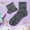 Dark Gray, variant on Women's Novelty Glitter Ankle Socks Ladies Bright Cotton Sock (Rose Gold One Size)