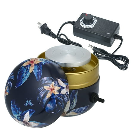 

Romacci Mini Ceramic Machine Electric Pottery Machine Electric Pottery Wheel Ceramic Machine Pottery DIY Machine for Kids Children Student Stepless Speed Regulation Forward and Reverse Rotation