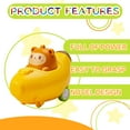 thumbnail image 4 of BESTSKY Toy Cars,Plastics Diecast Cars,Coordination Grow Cars Toys,yellow, 4 of 7
