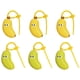 thumbnail image 1 of Dispensador Pasta Dientes, y Divertido Estuche Viaje con Forma Plátano para Guardar Cepillos Dientes, Soporte para Tapa Cepillo Dientes (3 Amarillos + 3 ), 1 of 5
