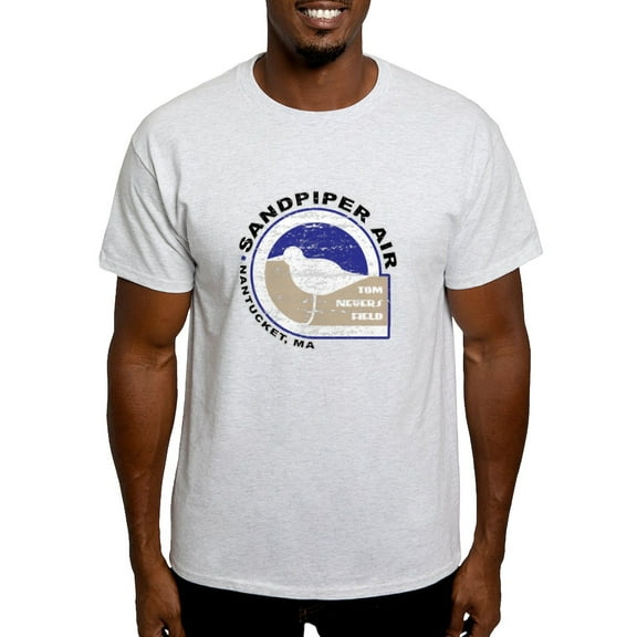 CafePress - Sandpiper Air Distress 2 Light T Shirt - Men's Classic Graphic T-Shirt