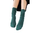 thumbnail image 1 of Mialoley Female Cotton Stocking, Solid Color Long Tube Socks Loose Socks, 1 of 2