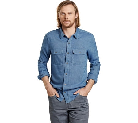 toad and co indigo flannel