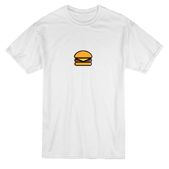 Cool Basic Cheeseburger Food Graphic Men's T-shirt