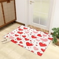 thumbnail image 3 of Red Heart Rug, Love Rugs For Living Room Bedroom, Washable Non Slip Soft Small Carpet, Patterned Area Rugs & Home Decor, 3 of 7