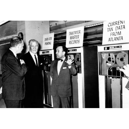 Treasury Secretary Douglas Dillon Dedicated The National Computer Center On Nov. 6 History (36 x 24)