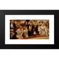 thumbnail image 2 of Albert Guillaume 18x11 Black Modern Framed Museum Art Print Titled - Latecomers (1914), 2 of 5