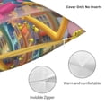 thumbnail image 4 of Super Kitties Throw Pillow Cover Decoration Pillow Case Cushion for Home Sofa Couch 24"x24", 4 of 7