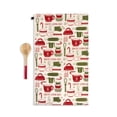thumbnail image 3 of DEMDACO Bakers Gonna Bake Red and Green Linen Holiday Tea Towel and Utensil Set of 2, 3 of 3