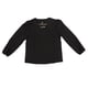 thumbnail image 1 of Blusa de manga larga para mujer, con corte de cadena en la parte delantera, cuello en V, holgada, camisa de manga larga tipo farol para mujer, para primavera, color negro, XL, 1 of 15