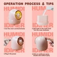 thumbnail image 5 of Bedroom Humidifier, Baby Mini Humidifier, Plant Humidifier, Office with High and Low Fog Settings, 5 of 5